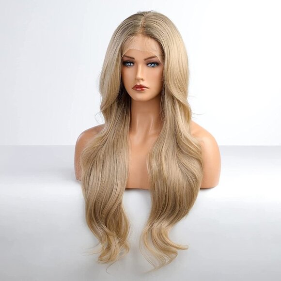 Golden Blonde Lace Wigs - Picture 1 of 6